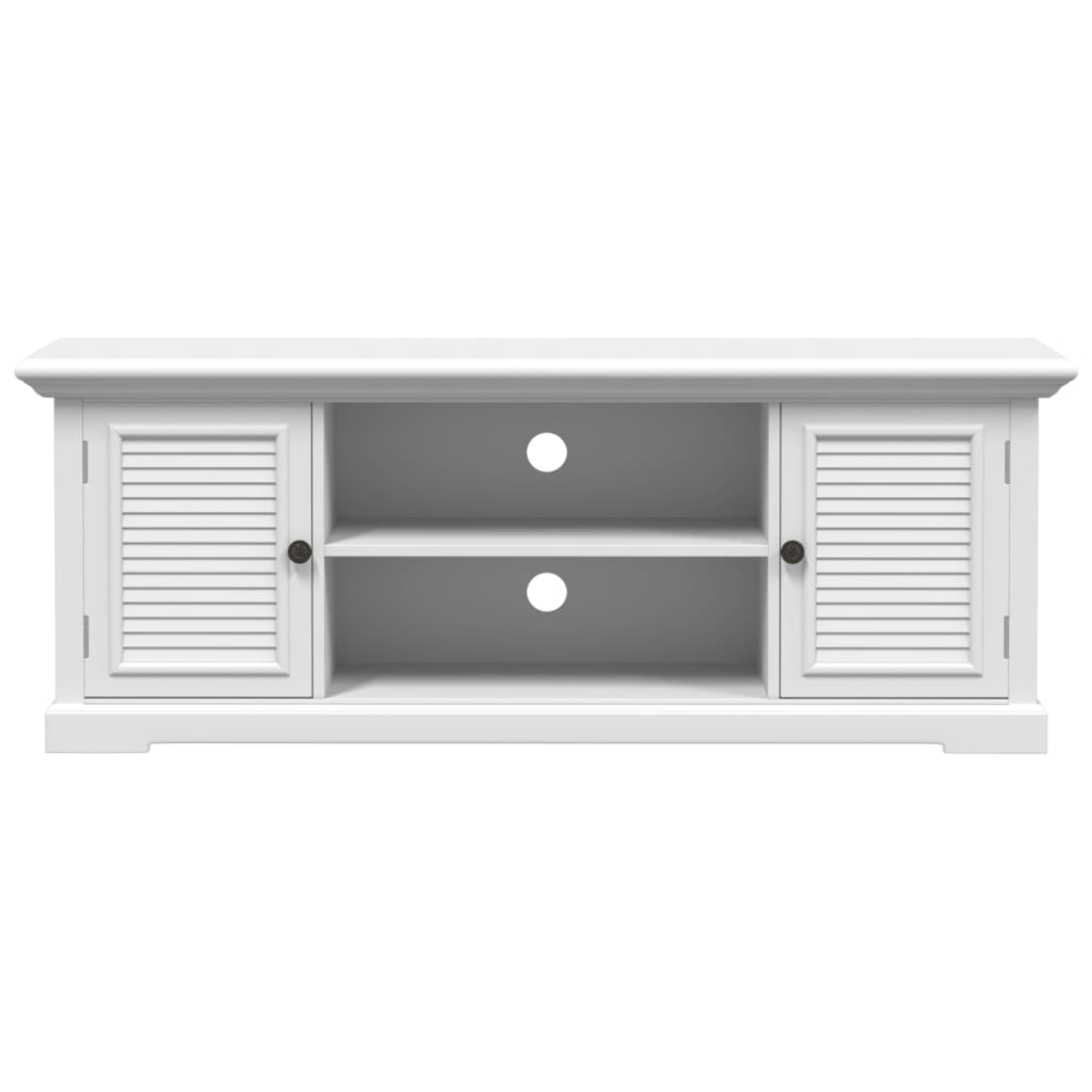Tv Cabinet White 110X30X41 Cm Engineered Wood