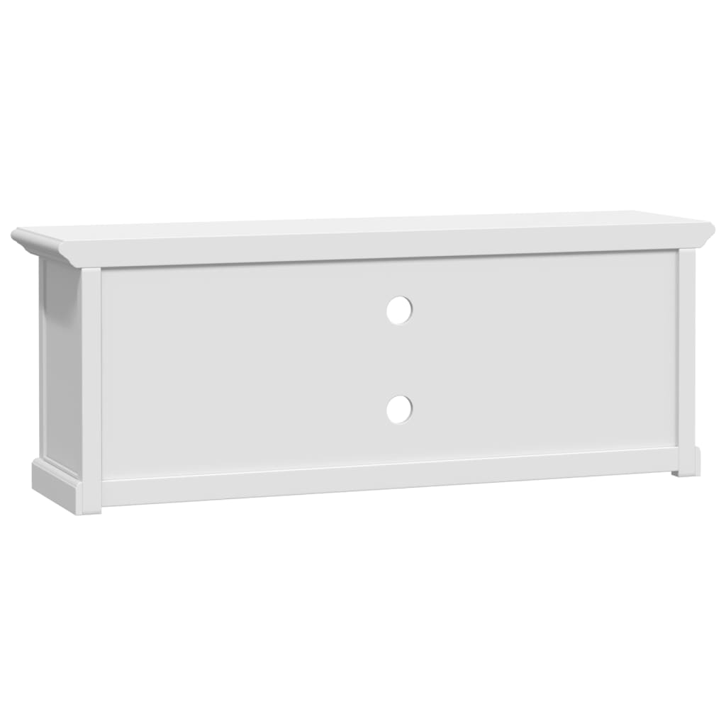 Tv Cabinet White 110X30X41 Cm Engineered Wood