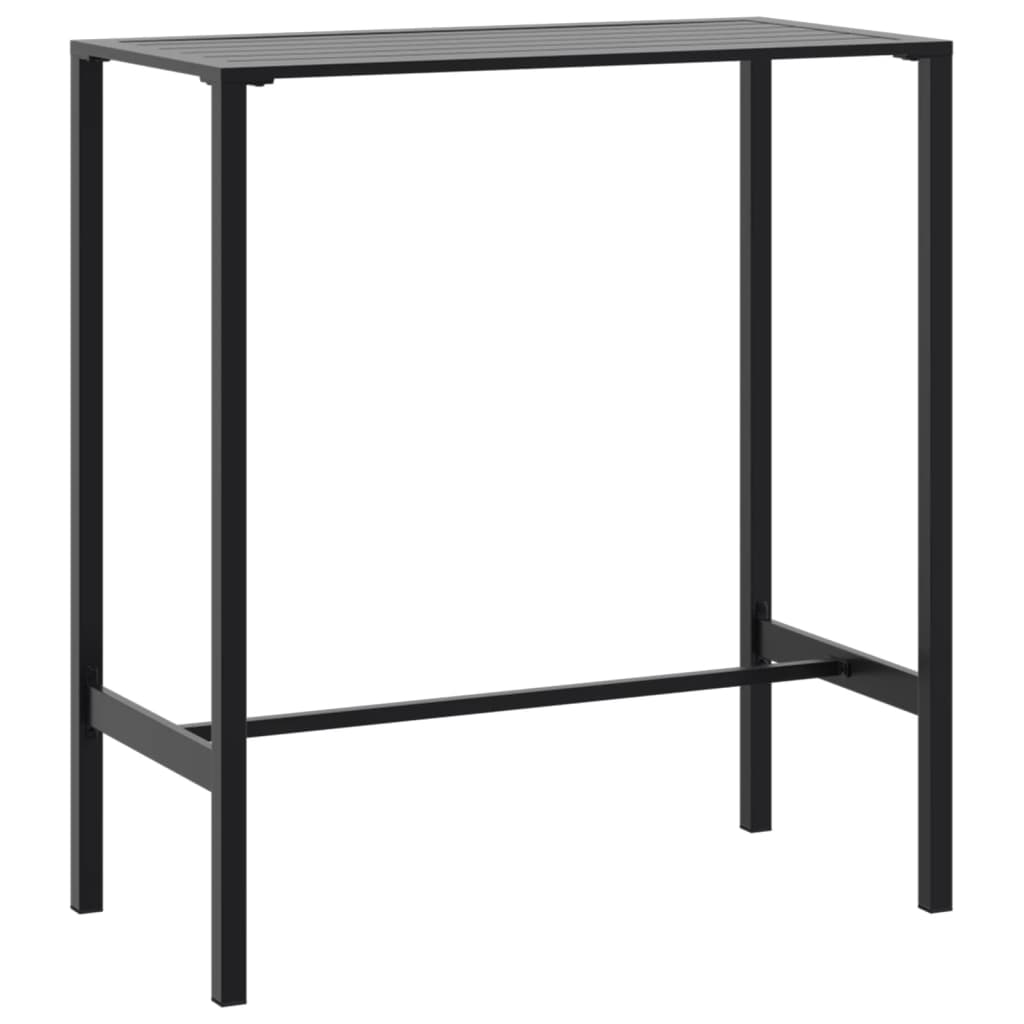 Bar Table Black Powder-Coated Steel