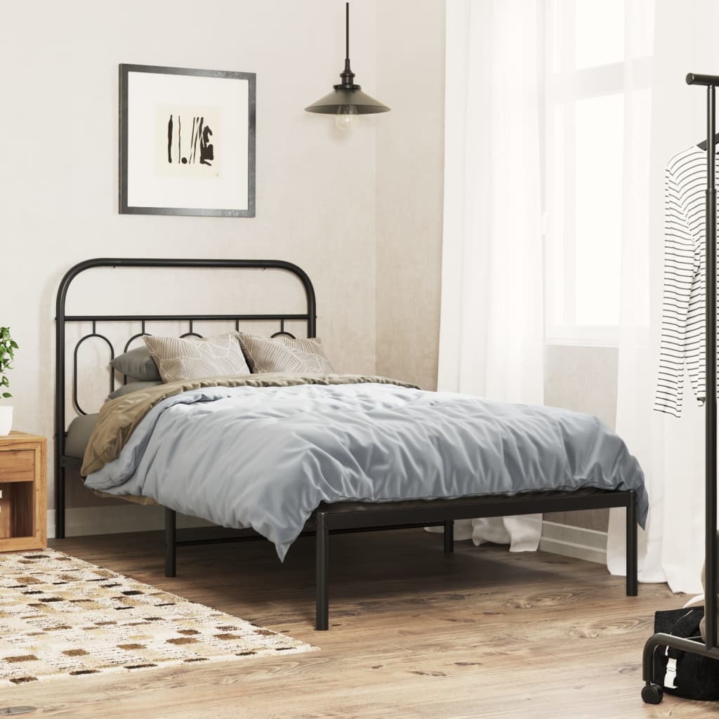 Metal Bed Frame Without Mattress 140X200Cm
