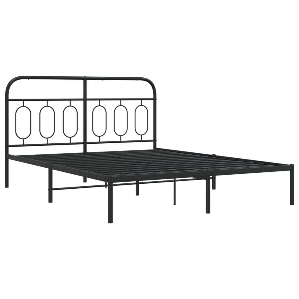 Metal Bed Frame Without Mattress 140X200Cm