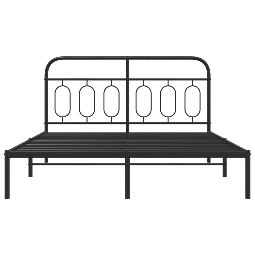 Metal Bed Frame Without Mattress 140X200Cm