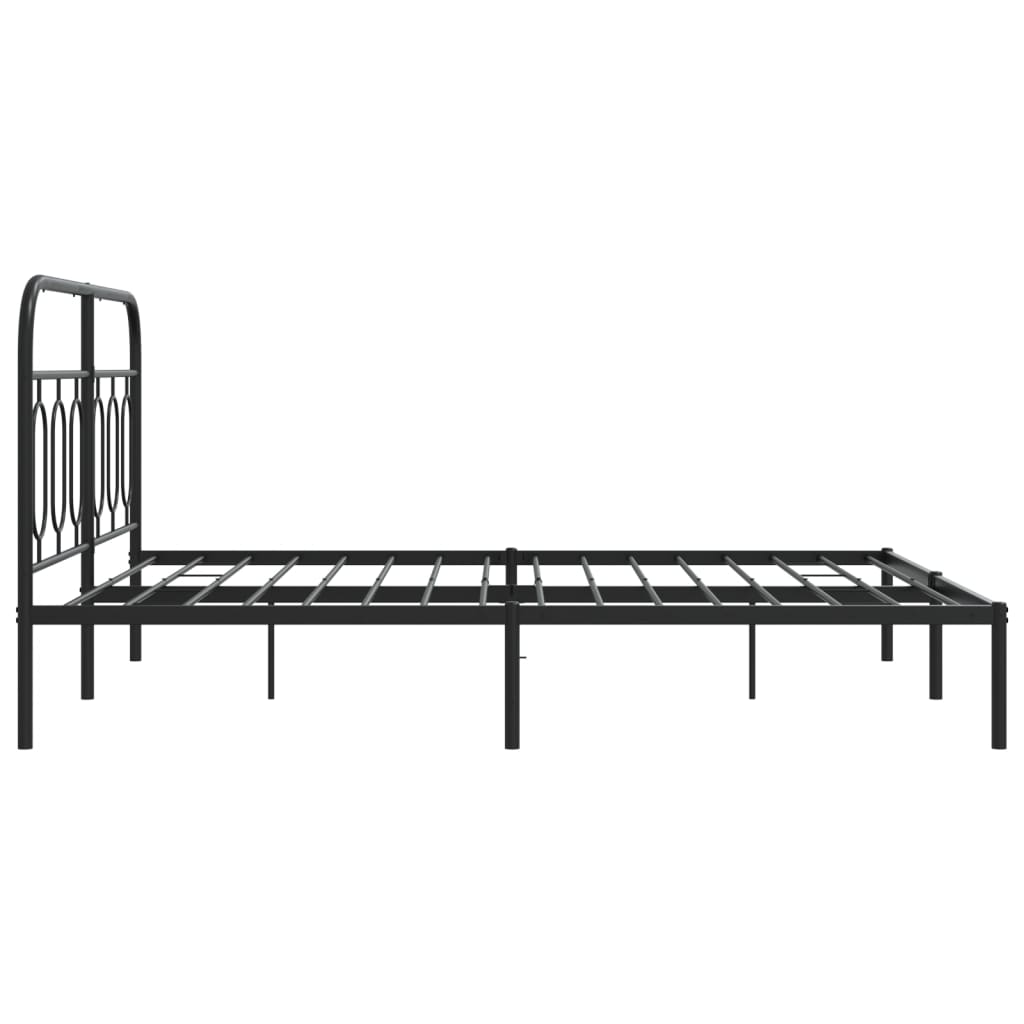 Metal Bed Frame Without Mattress 140X200Cm