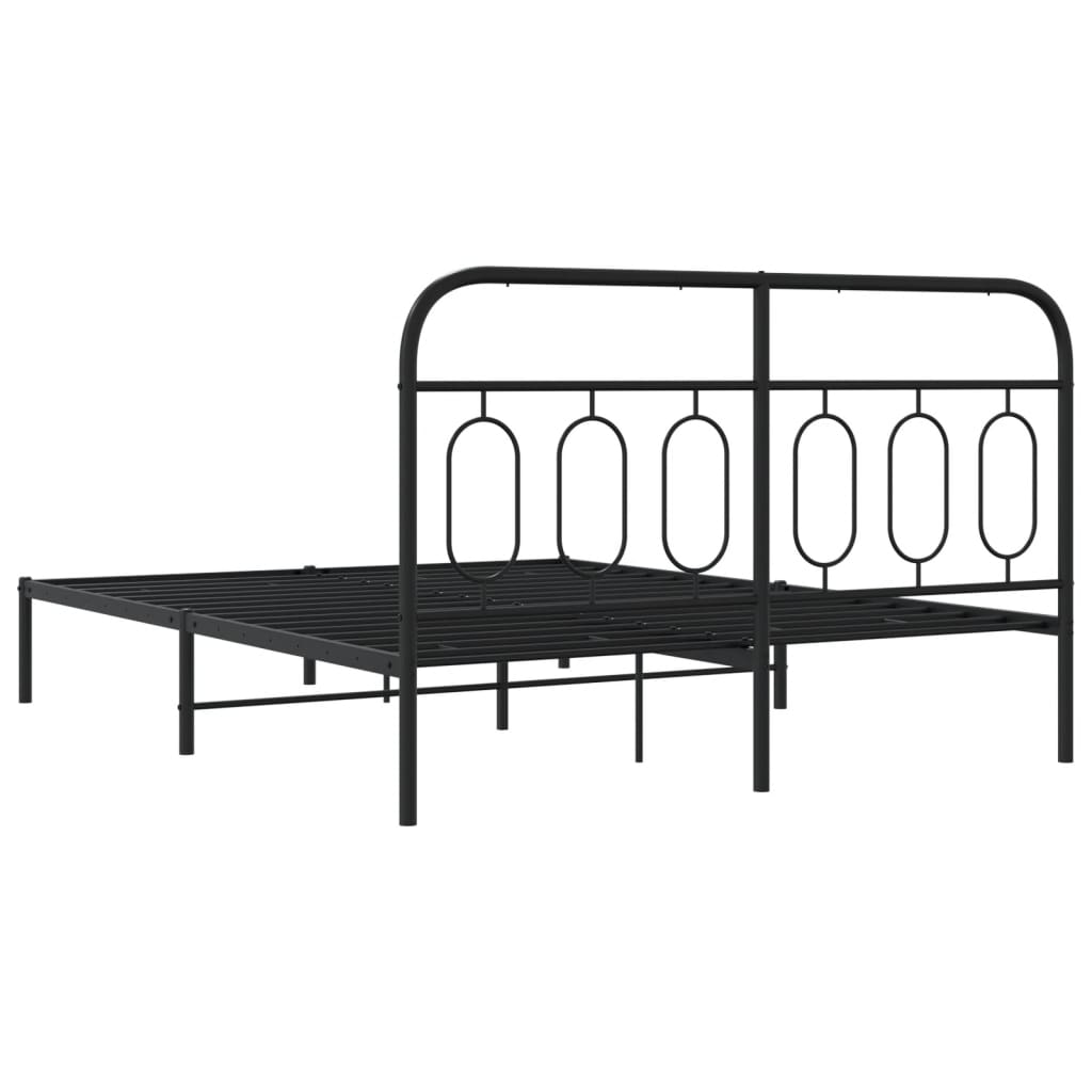 Metal Bed Frame Without Mattress 140X200Cm