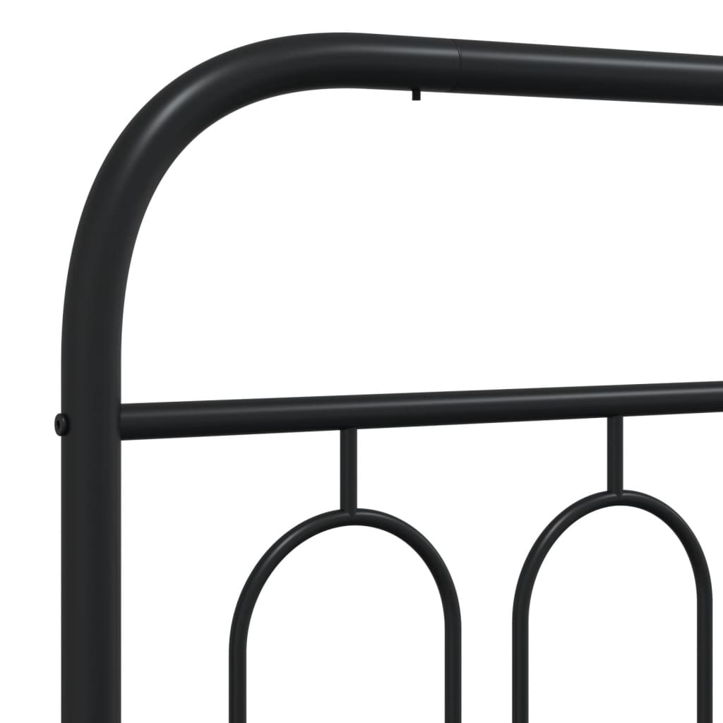 Metal Bed Frame Without Mattress 140X200Cm