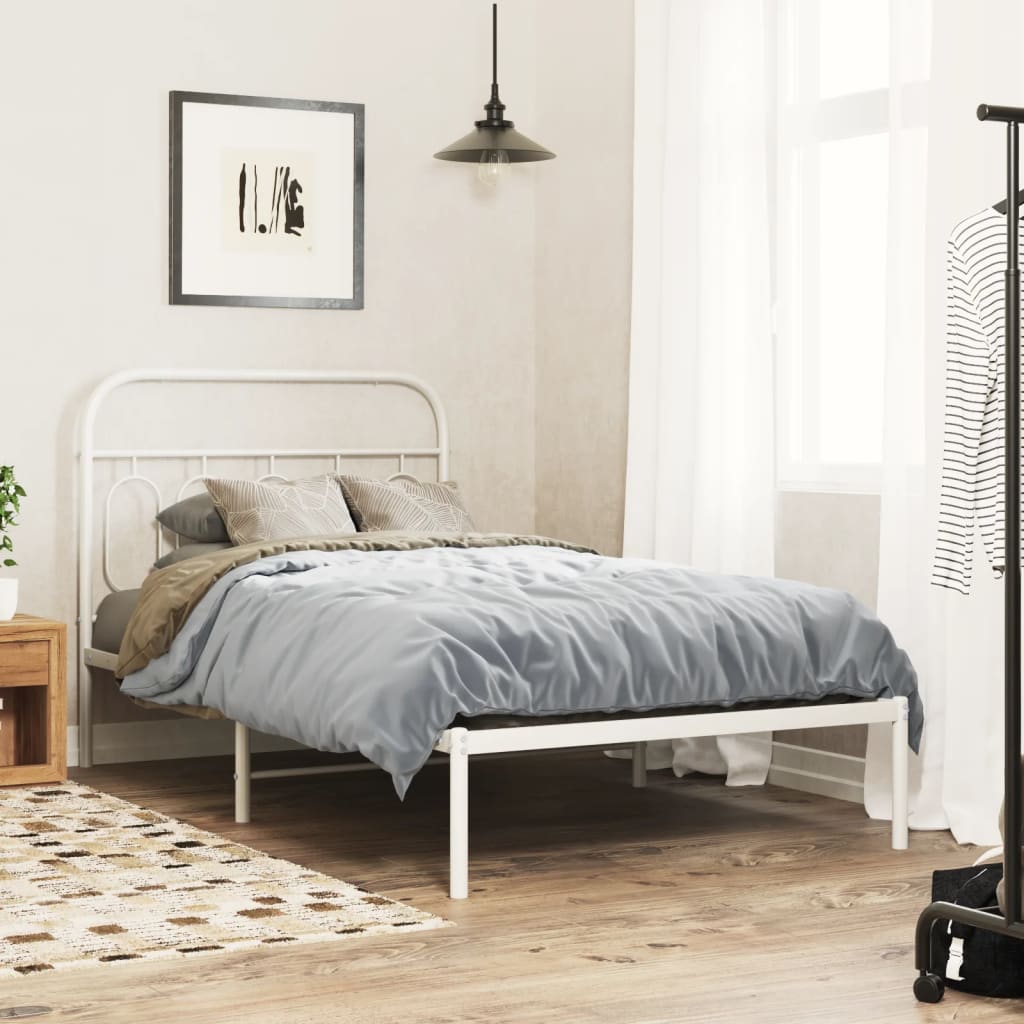 Metal Bed Frame Without Mattress 140X200Cm