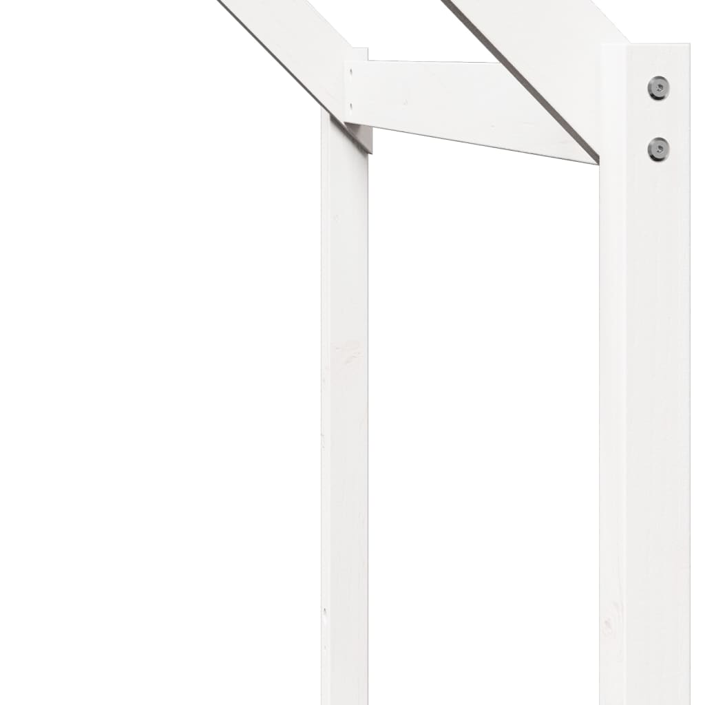 Kids' Bed Roof Solid Wood Pine