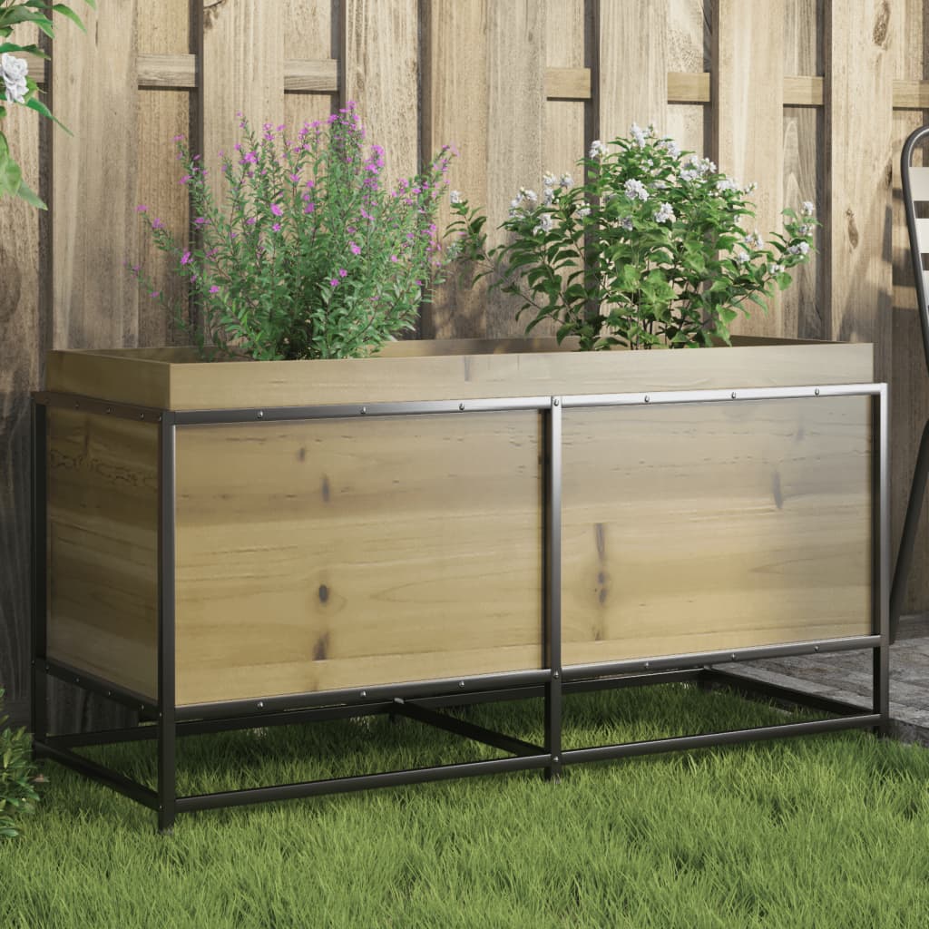 Garden Planter Solid Wood Douglas
