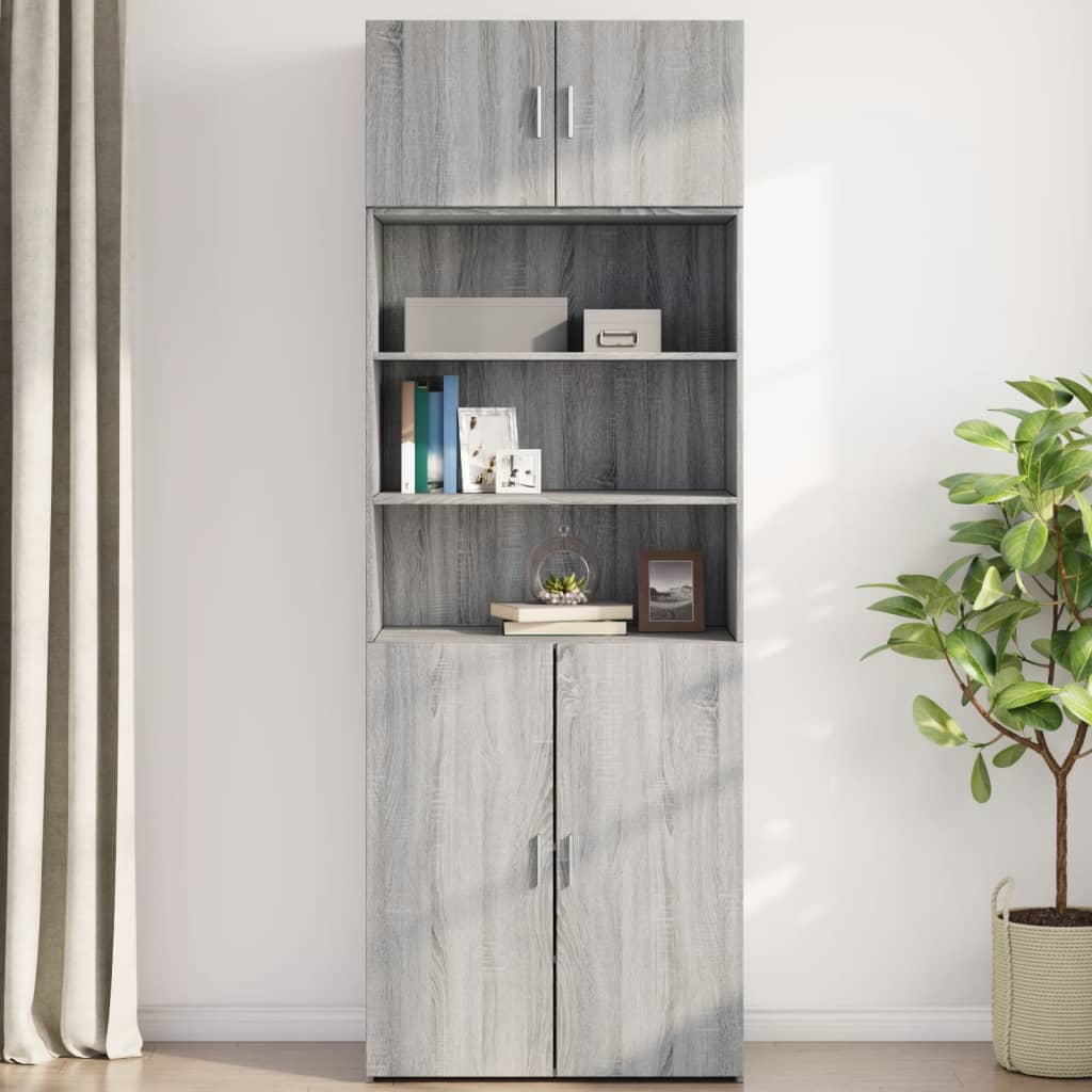 Wall Cabinet 80X42.5X40 Cm Engineered Wood