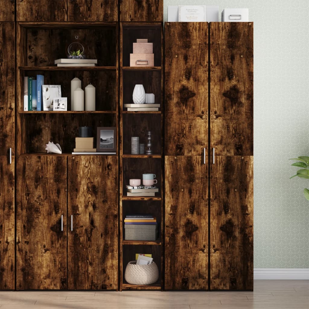 Highboard 30X41X185 Cm Engineered Wood