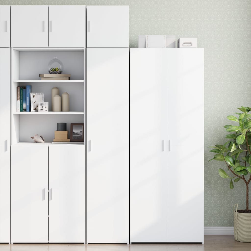 Slim Storage Cabinet 40X42.5X225 Cm Engineered Wood