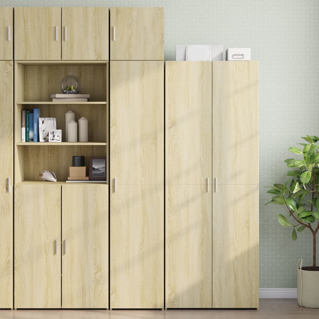 Slim Storage Cabinet 40X42.5X225 Cm Engineered Wood