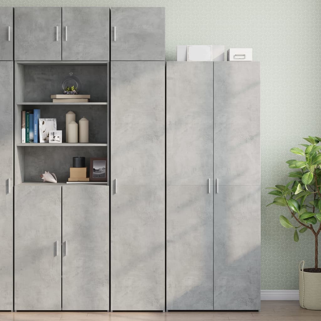 Slim Storage Cabinet 40X42.5X225 Cm Engineered Wood
