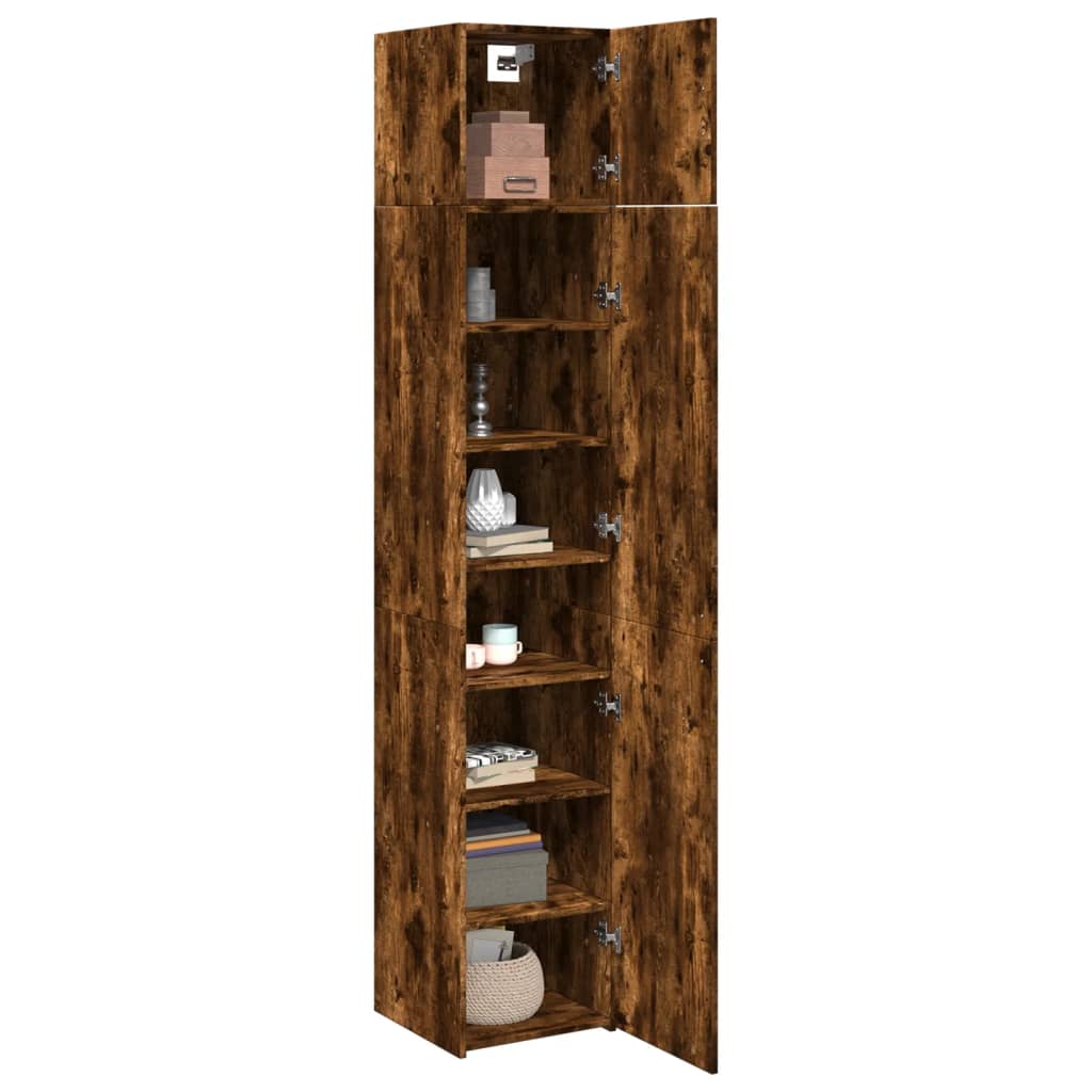 Slim Storage Cabinet 40X42.5X225 Cm Engineered Wood