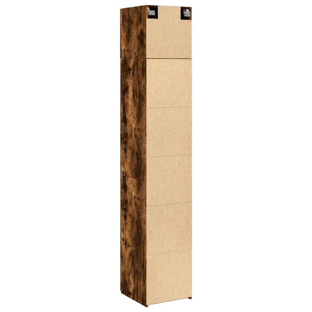 Slim Storage Cabinet 40X42.5X225 Cm Engineered Wood