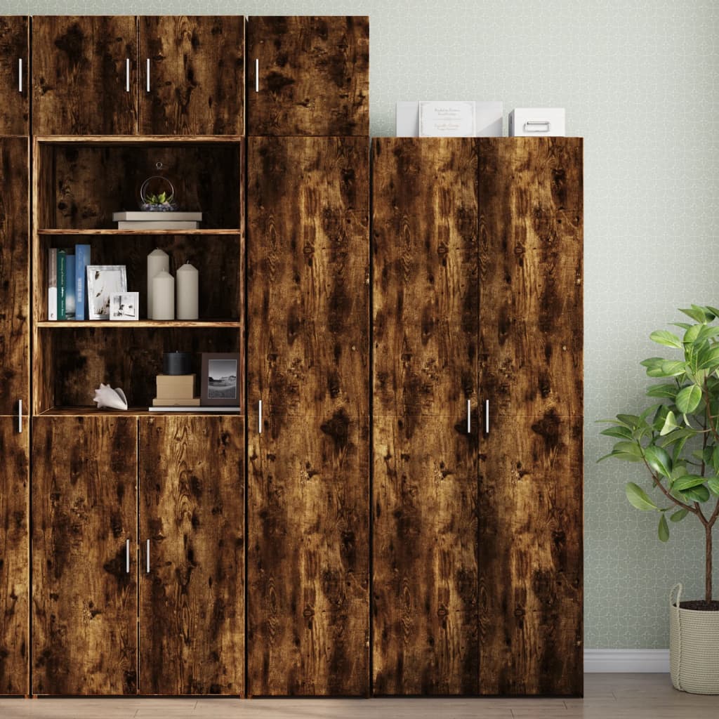 Slim Storage Cabinet 40X42.5X225 Cm Engineered Wood