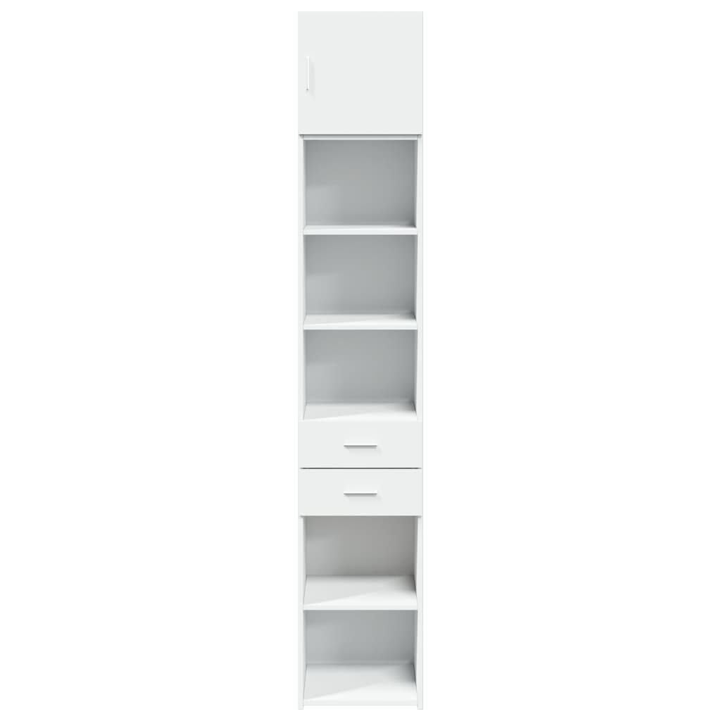 Slim Storage Cabinet 40X42.5X225 Cm Engineered Wood