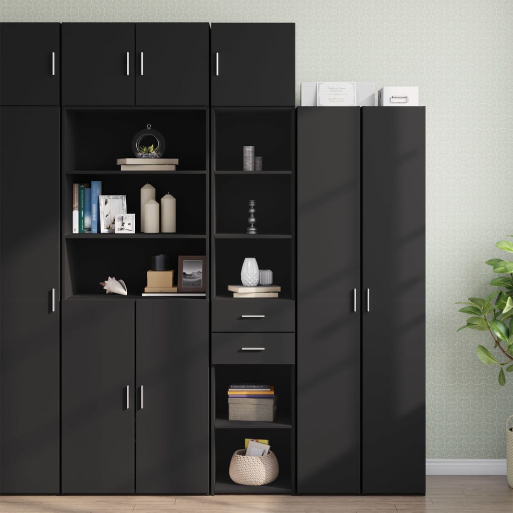 Slim Storage Cabinet 40X42.5X225 Cm Engineered Wood