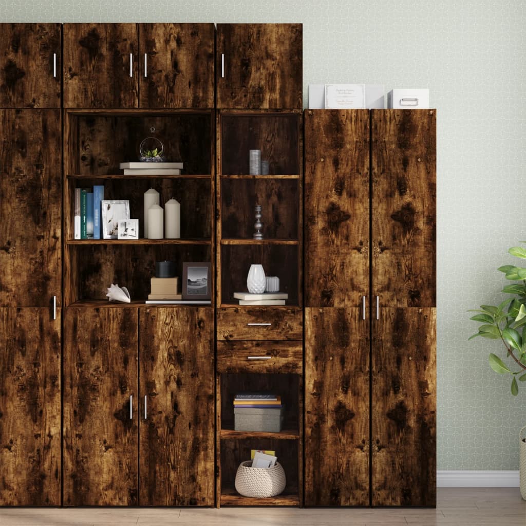 Slim Storage Cabinet 40X42.5X225 Cm Engineered Wood