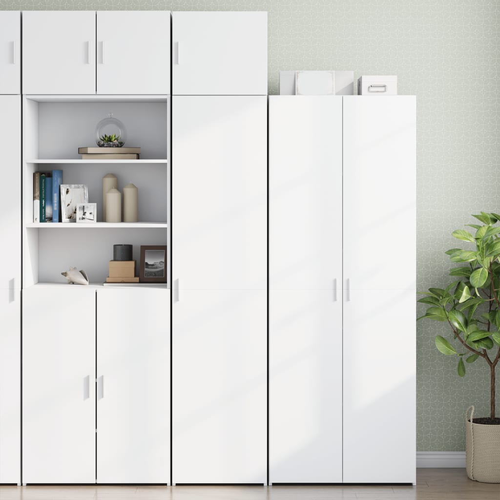 Slim Storage Cabinet 45X42.5X225 Cm Engineered Wood