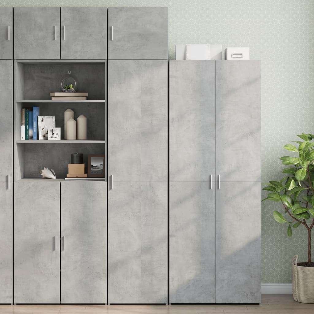 Slim Storage Cabinet 45X42.5X225 Cm Engineered Wood