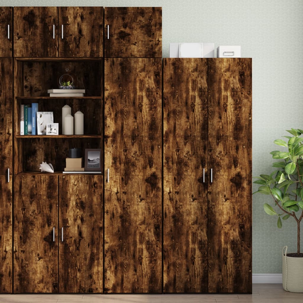 Slim Storage Cabinet 45X42.5X225 Cm Engineered Wood