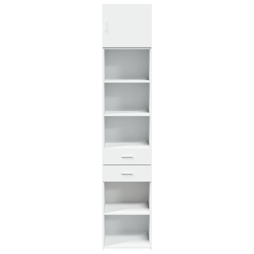 Slim Storage Cabinet 45X42.5X225 Cm Engineered Wood