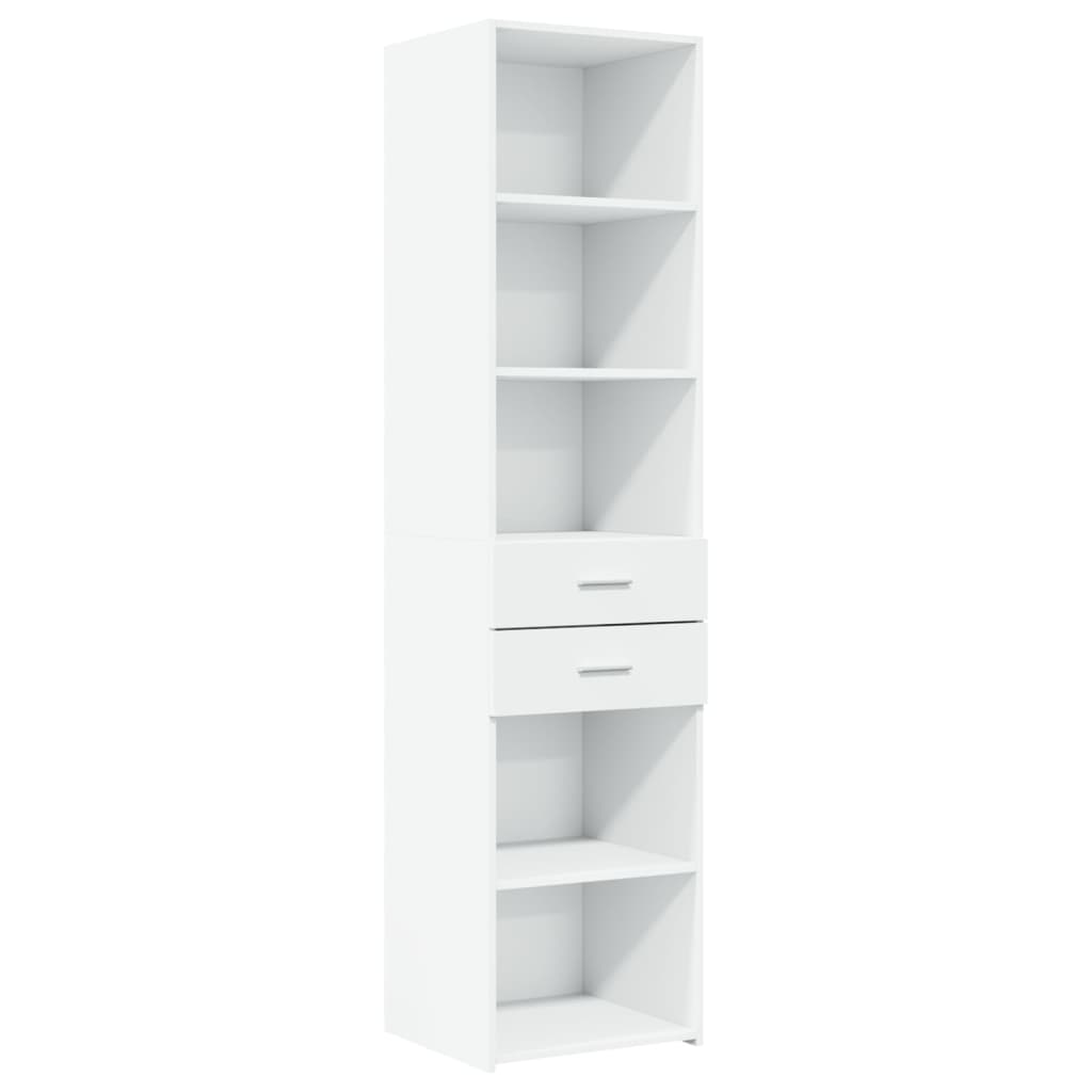 Slim Storage Cabinet 45X42.5X225 Cm Engineered Wood
