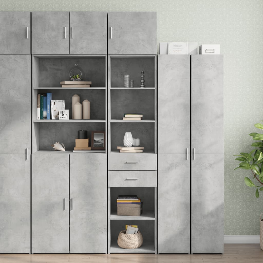 Slim Storage Cabinet 45X42.5X225 Cm Engineered Wood