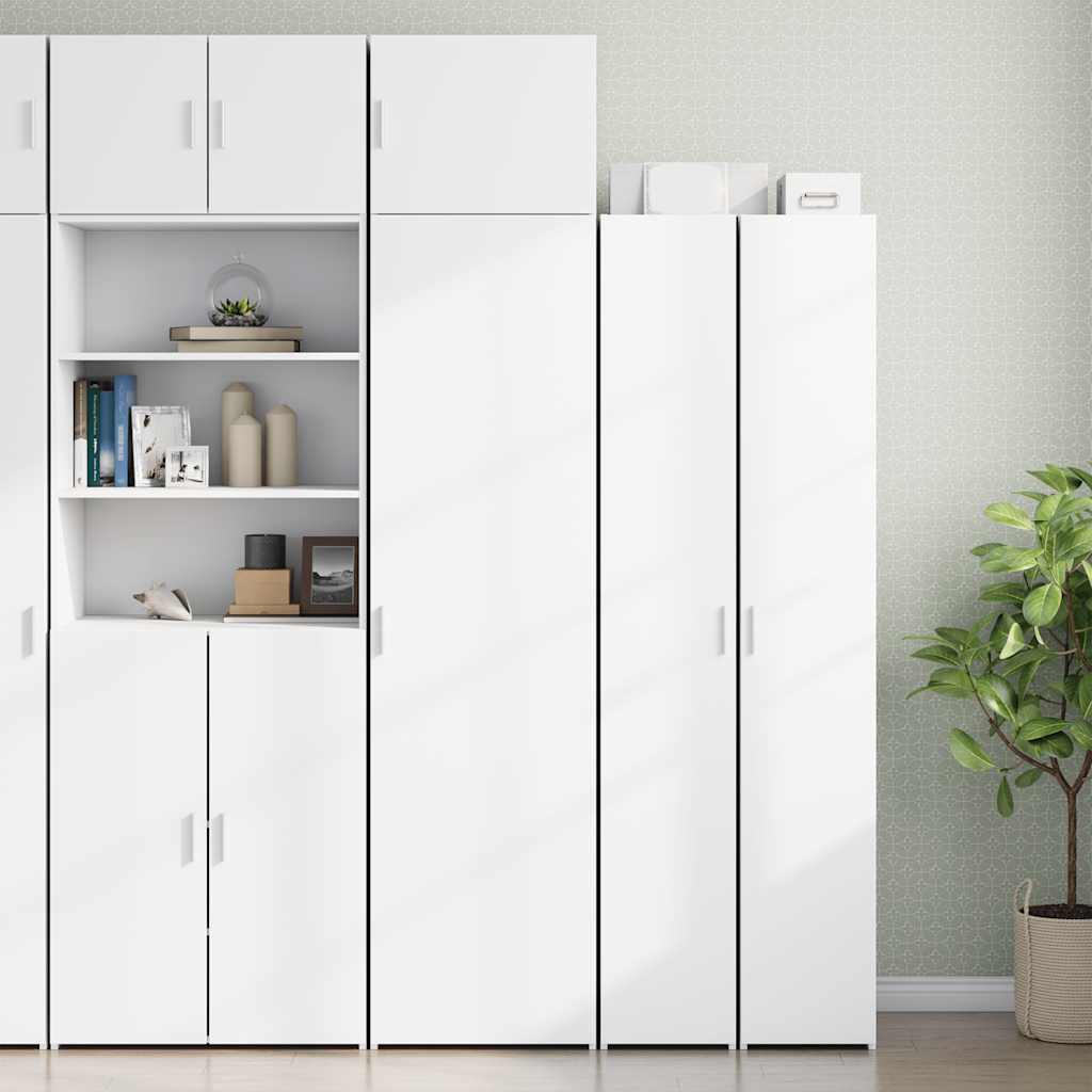 Slim Storage Cabinet 50X42.5X225 Cm Engineered Wood