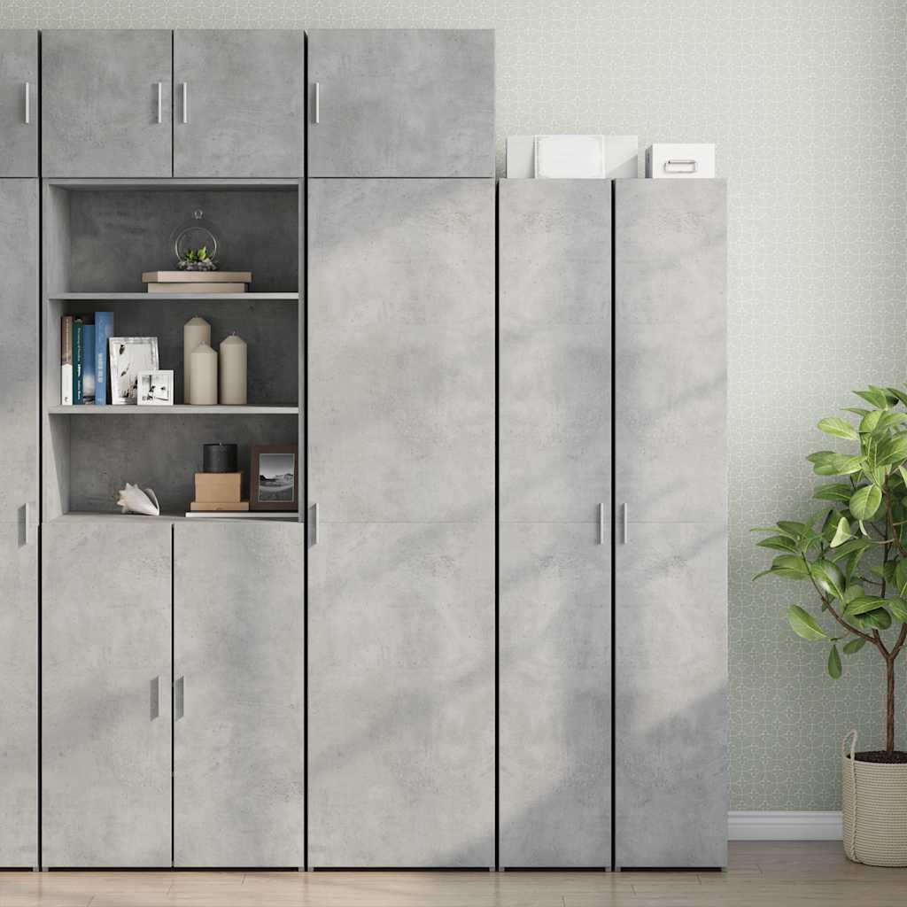 Slim Storage Cabinet 50X42.5X225 Cm Engineered Wood