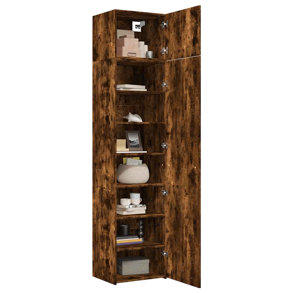 Slim Storage Cabinet 50X42.5X225 Cm Engineered Wood