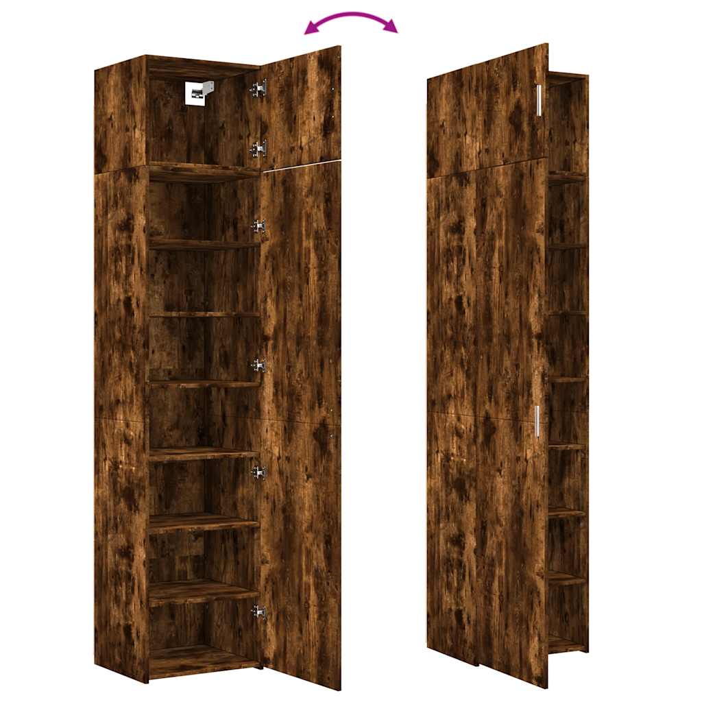 Slim Storage Cabinet 50X42.5X225 Cm Engineered Wood