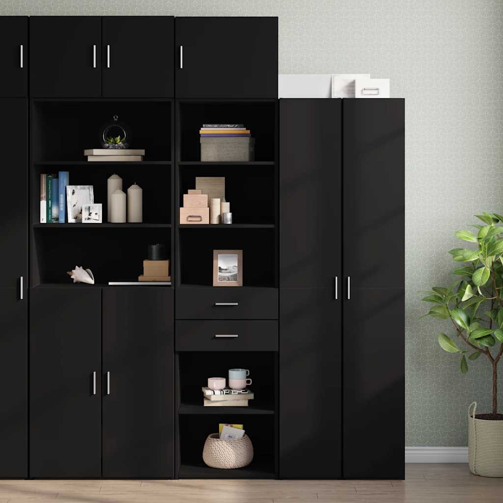 Slim Storage Cabinet 50X42.5X225 Cm Engineered Wood