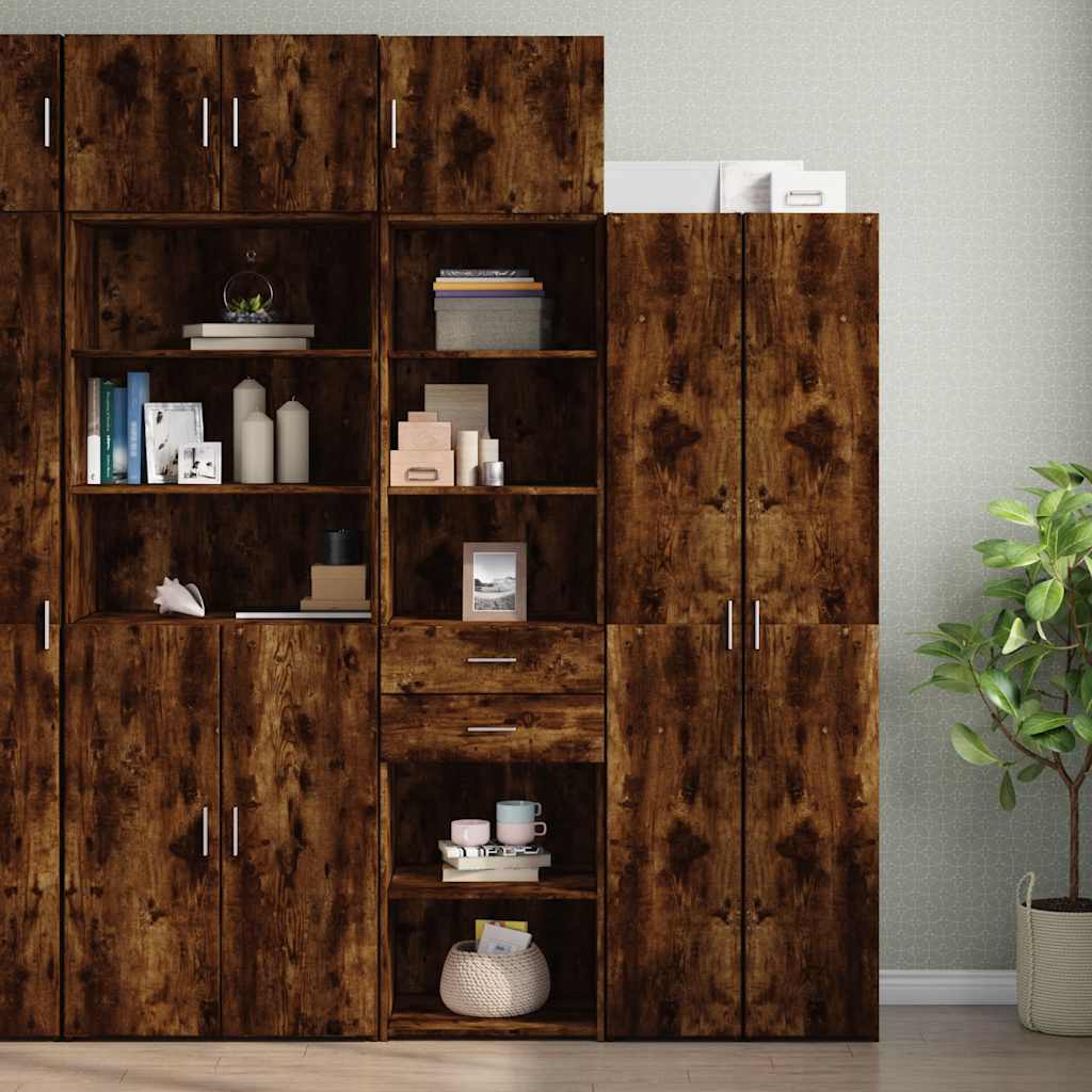 Slim Storage Cabinet 50X42.5X225 Cm Engineered Wood