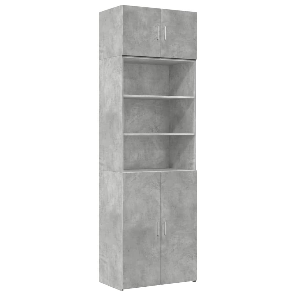 Storage Cabinet 70X42.5X225 Cm Engineered Wood