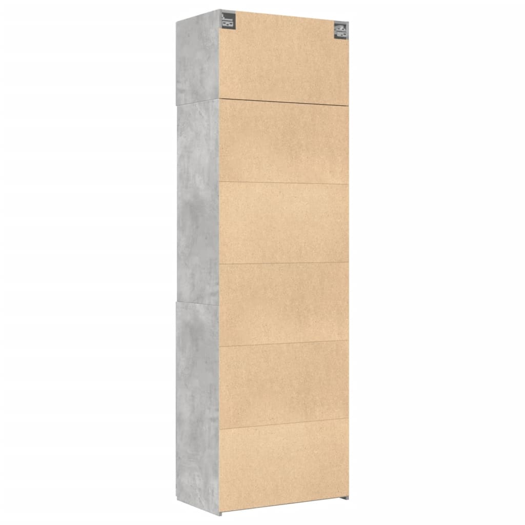 Storage Cabinet 70X42.5X225 Cm Engineered Wood
