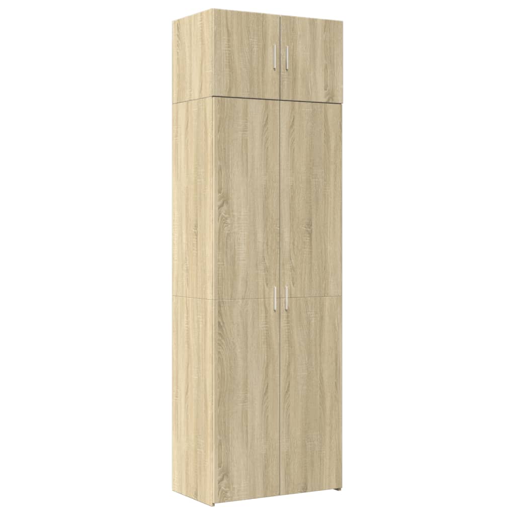 Storage Cabinet 70X42.5X225 Cm Engineered Wood