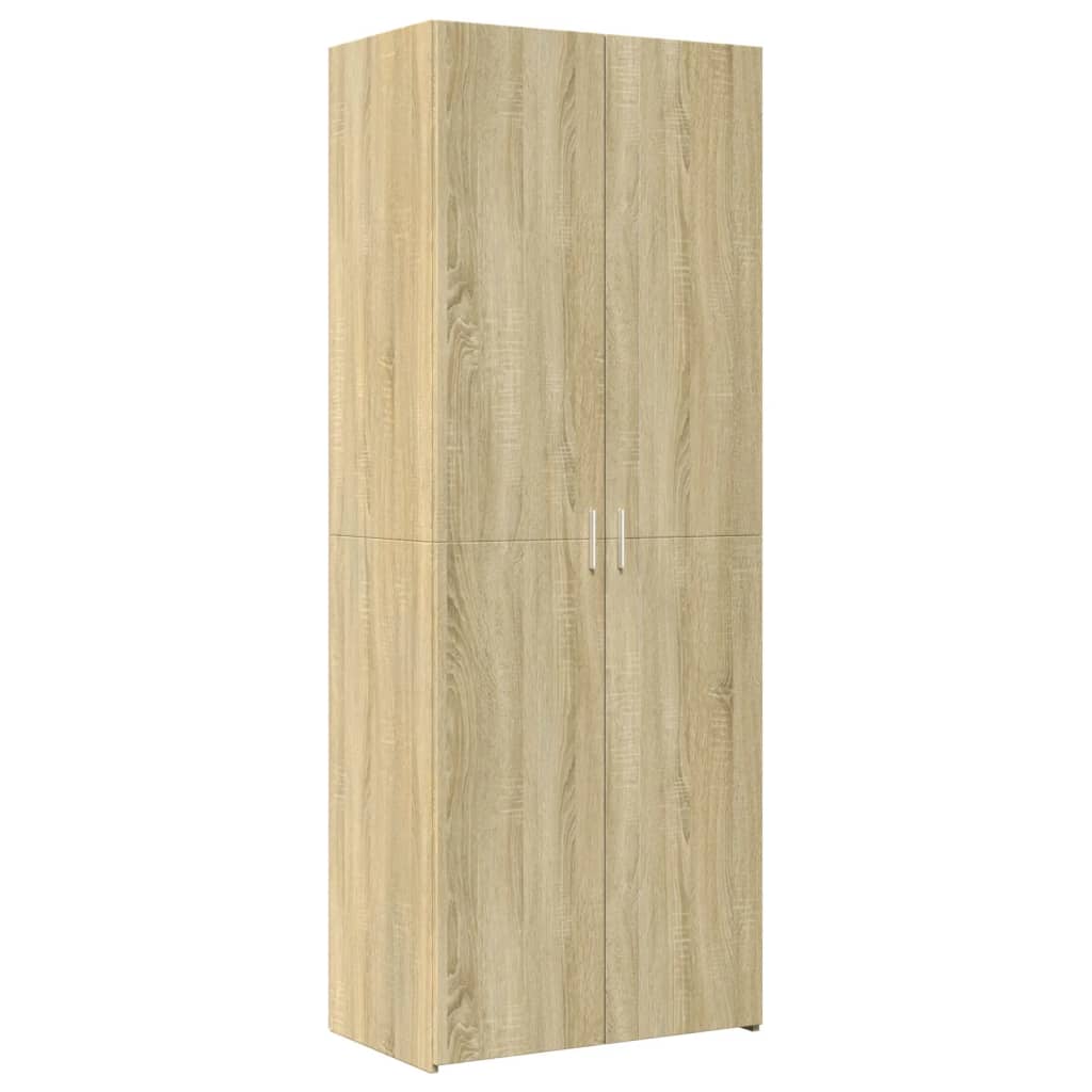 Storage Cabinet 70X42.5X225 Cm Engineered Wood