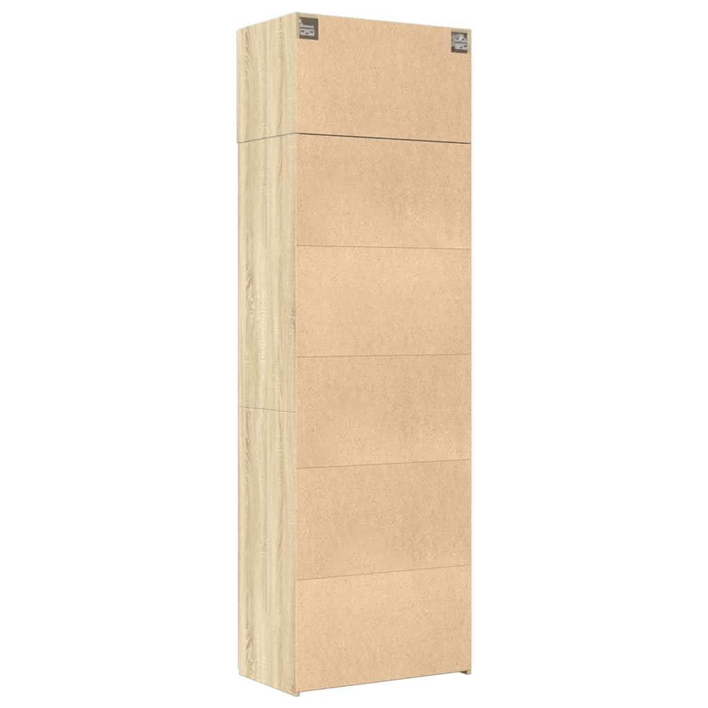 Storage Cabinet 70X42.5X225 Cm Engineered Wood