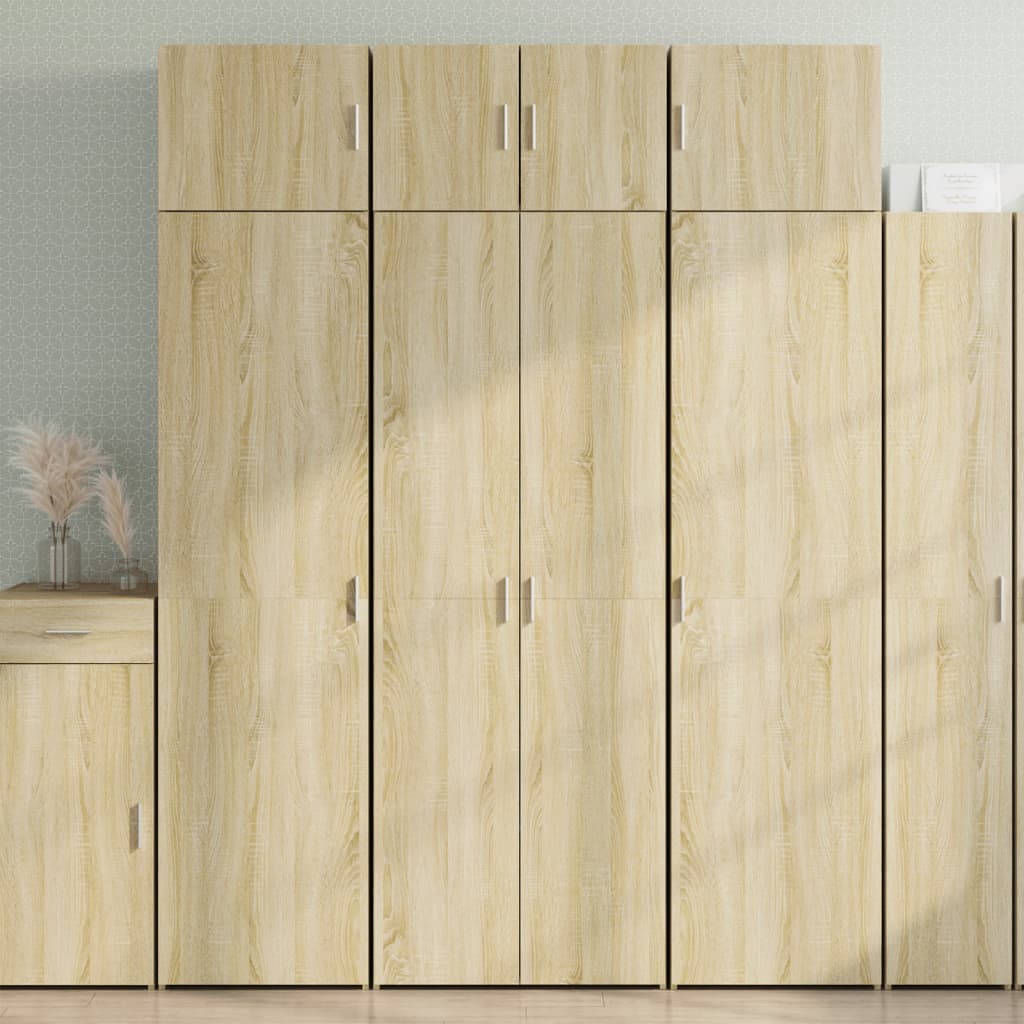Storage Cabinet 70X42.5X225 Cm Engineered Wood