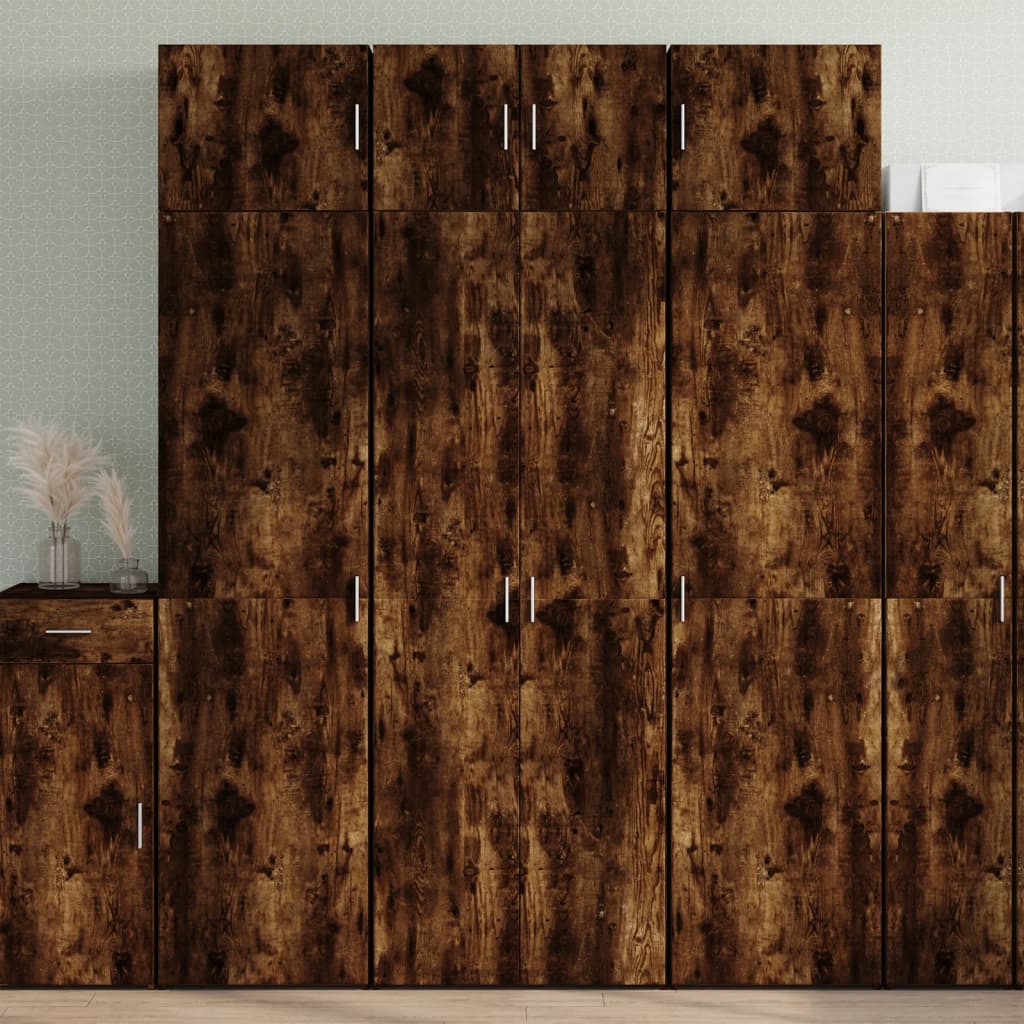 Storage Cabinet 70X42.5X225 Cm Engineered Wood