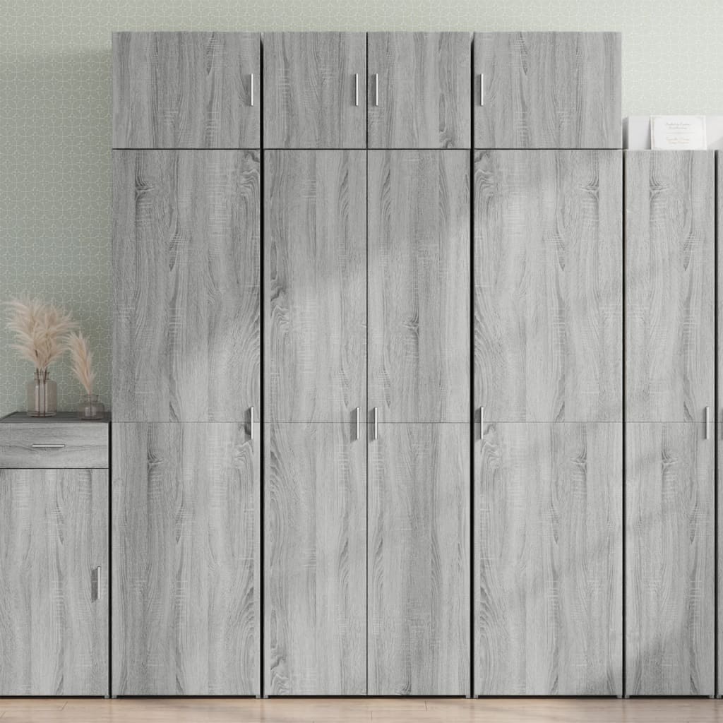 Storage Cabinet 70X42.5X225 Cm Engineered Wood