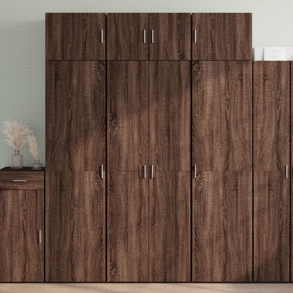 Storage Cabinet 70X42.5X225 Cm Engineered Wood