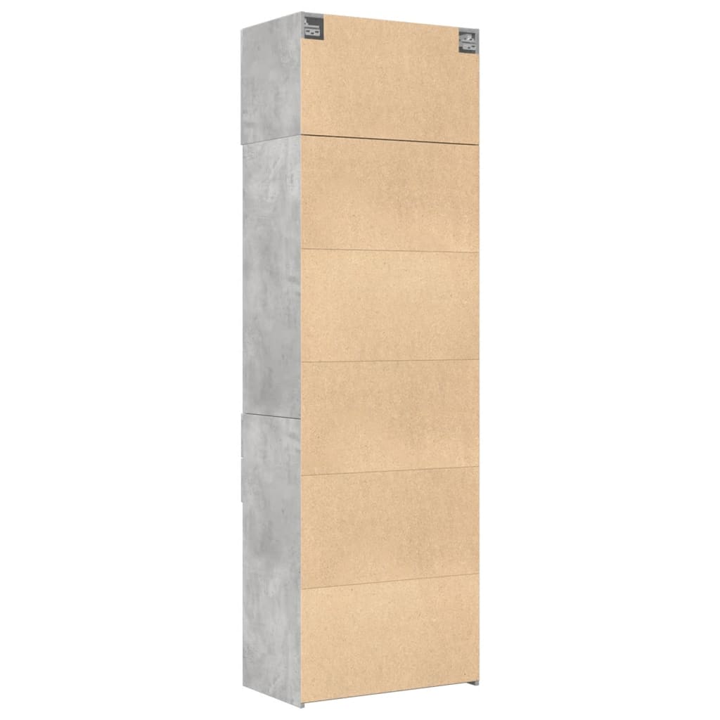 Storage Cabinet 70X42.5X225 Cm Engineered Wood