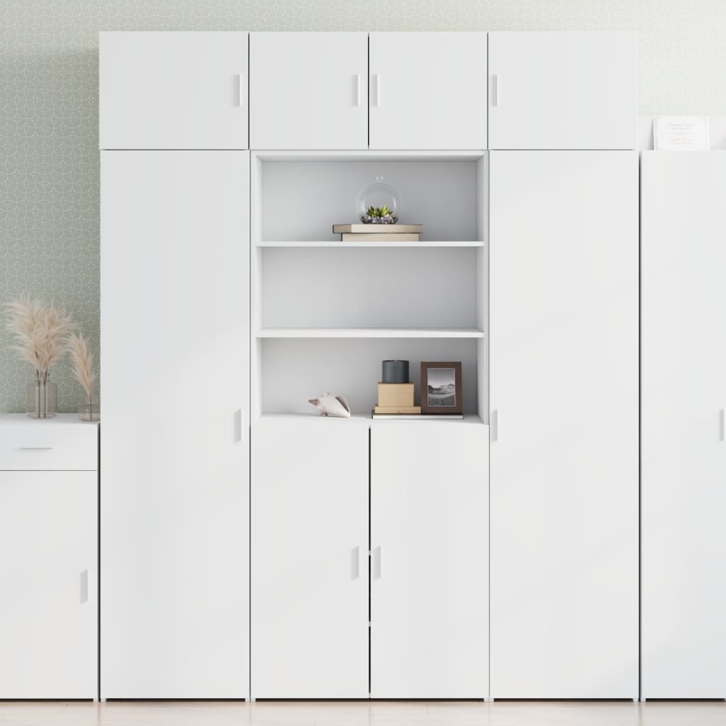 Storage Cabinet 80X42.5X225 Cm Engineered Wood