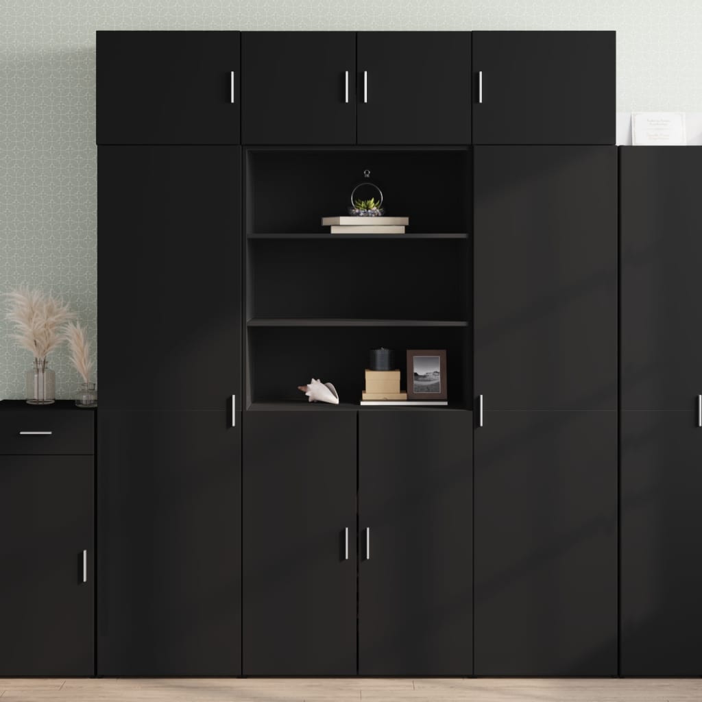 Storage Cabinet 80X42.5X225 Cm Engineered Wood