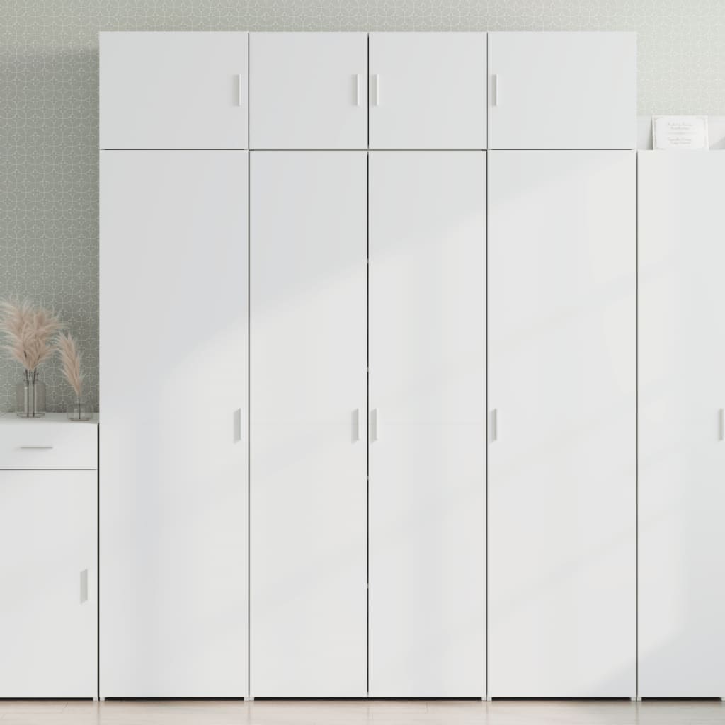 Storage Cabinet 80X42.5X225 Cm Engineered Wood