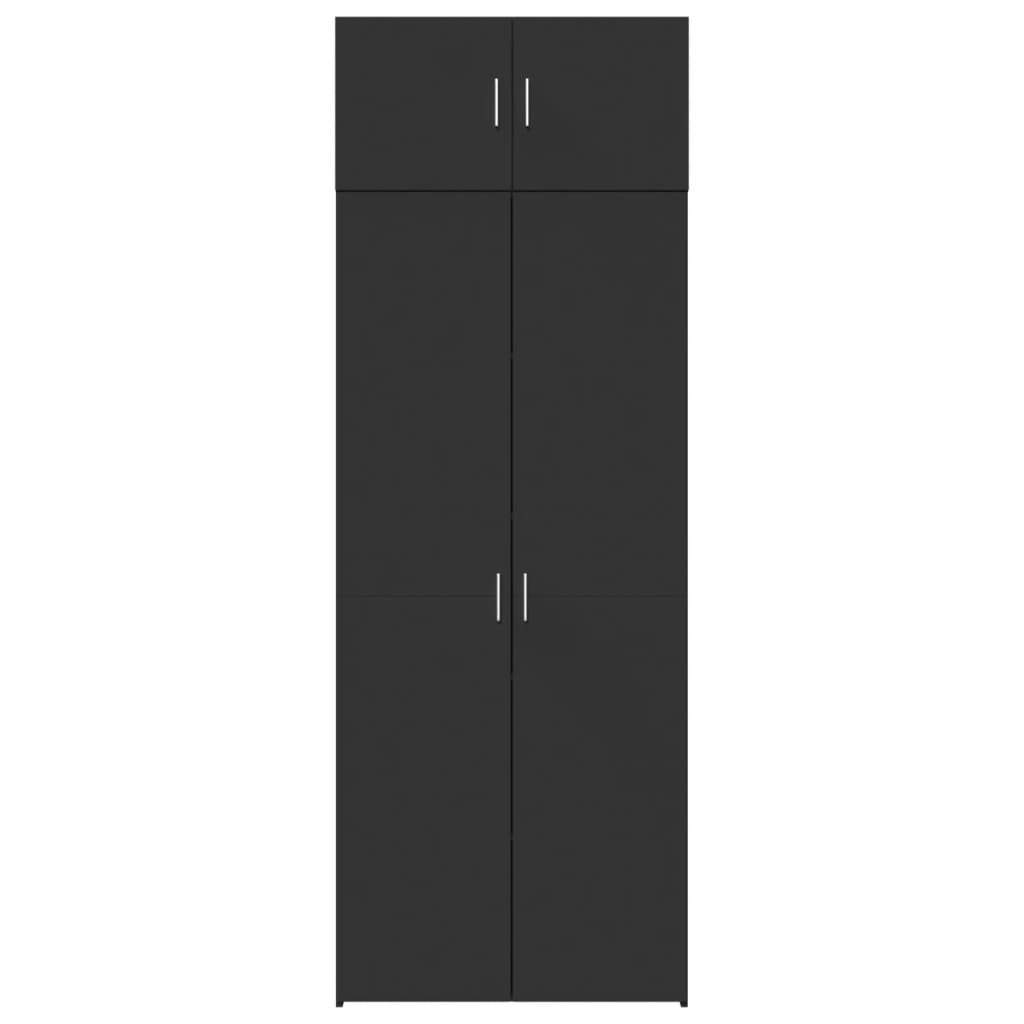 Storage Cabinet 80X42.5X225 Cm Engineered Wood