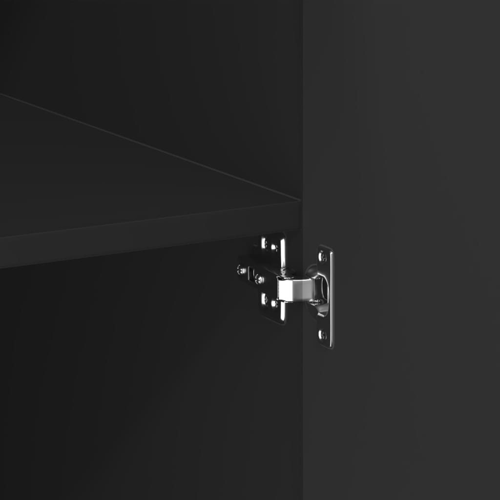 Storage Cabinet 80X42.5X225 Cm Engineered Wood